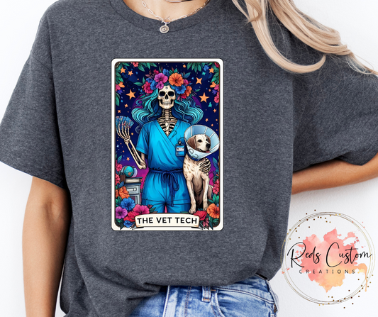 The Vet Tech - Full Color Tarot Card