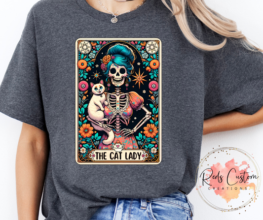 The Crazy Cat Lady - Full Color Tarot Card