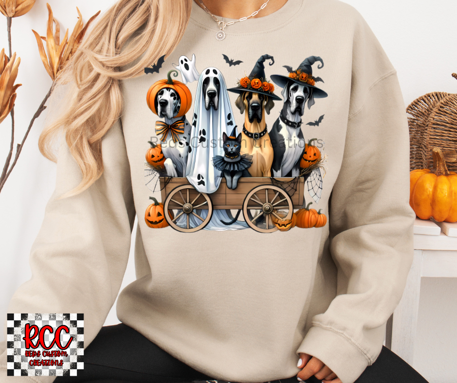 Great Dane Halloween -Crewneck or T-Shirt