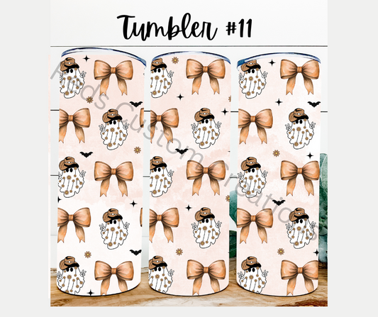Tumbler #11 Howdy Ghost