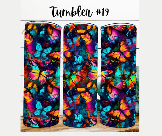 Tumbler #19 Butterflies