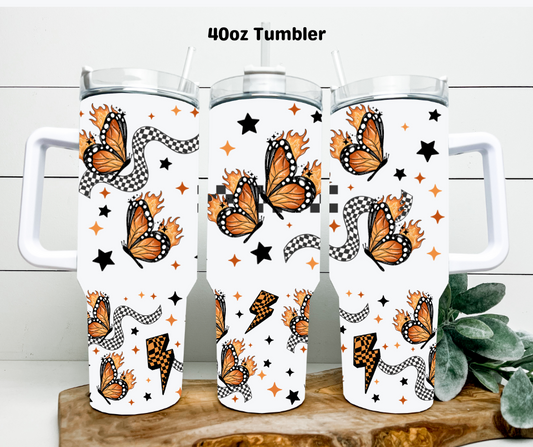 Butterflies 40oz Tumbler