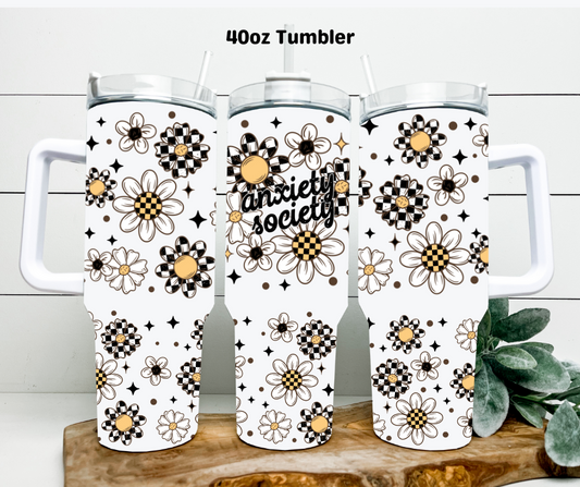 Anxiety Society 40oz Tumbler