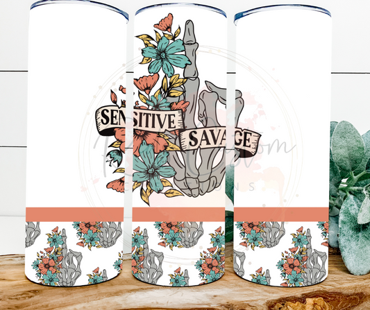 Sensitive Savage- 20oz Tumbler