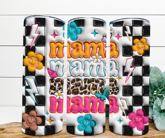 MAMA 3D Puff 20oz Tumbler