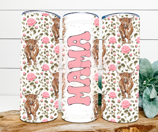MAMA Highland Cow- 20oz Tumbler