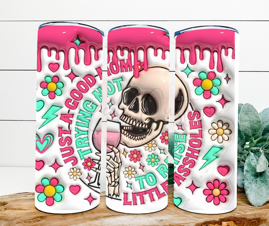 Just a Good Mom- 20oz Tumbler