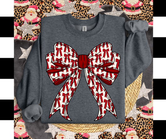 Red Christmas Bows DTF Transfer