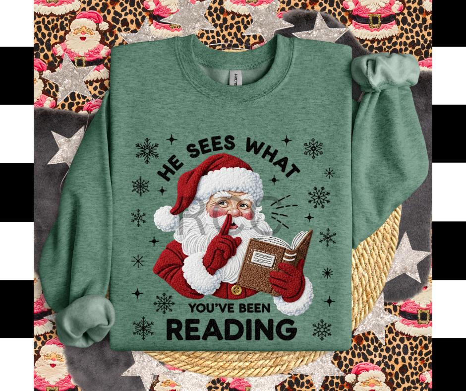 He sees what you've been reading DTF Transfer