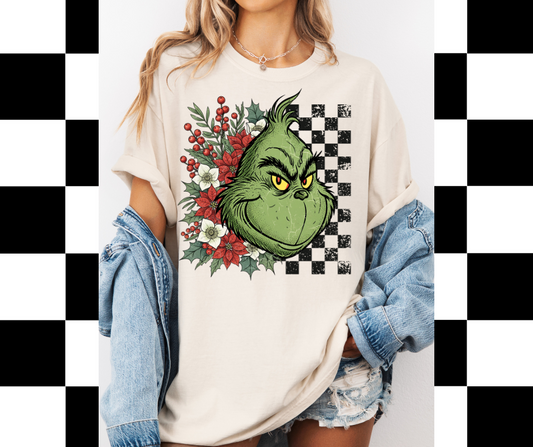 Grinch Checkered